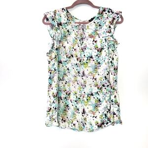 I Heart Ronson Large Work Office Blouse Ruffles